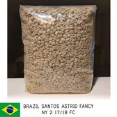 BRAZIL SANTOS ASTRID FANCY NY 2 17/18 FC ongebrande verse groene koffiebonen ARABICA 1 KG GODINCOFFEE