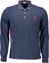 U.S. POLO Polo Shirt Long Sleeves Men - M / BLU