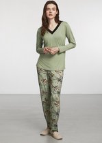 Penye Mood - Pyjama Set Voor Dames, Lange Mouwen - XXL