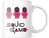 Squid Game Mok: Crew met Logo | Grappige mok | Grappige Cadeaus | Koffiemok | Koffiebeker | Theemok | Theebeker