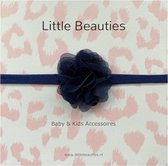Little Beauties - haarbandje - baby - peuter - newborn - babygift - kraamcadeau - babyshower - navy - blossom