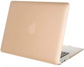 MacBook Air 13 inch Hoes (modellen t/m 2017) A1466 A1369 - Laptopcover - Metallic Hard Cover - Koper Goud