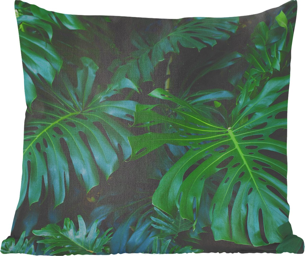 Sierkussens - Kussentjes Woonkamer - 45x45 cm - Planten - Jungle - Bladeren