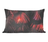 Feuille de palmier - Jungle - Rouge