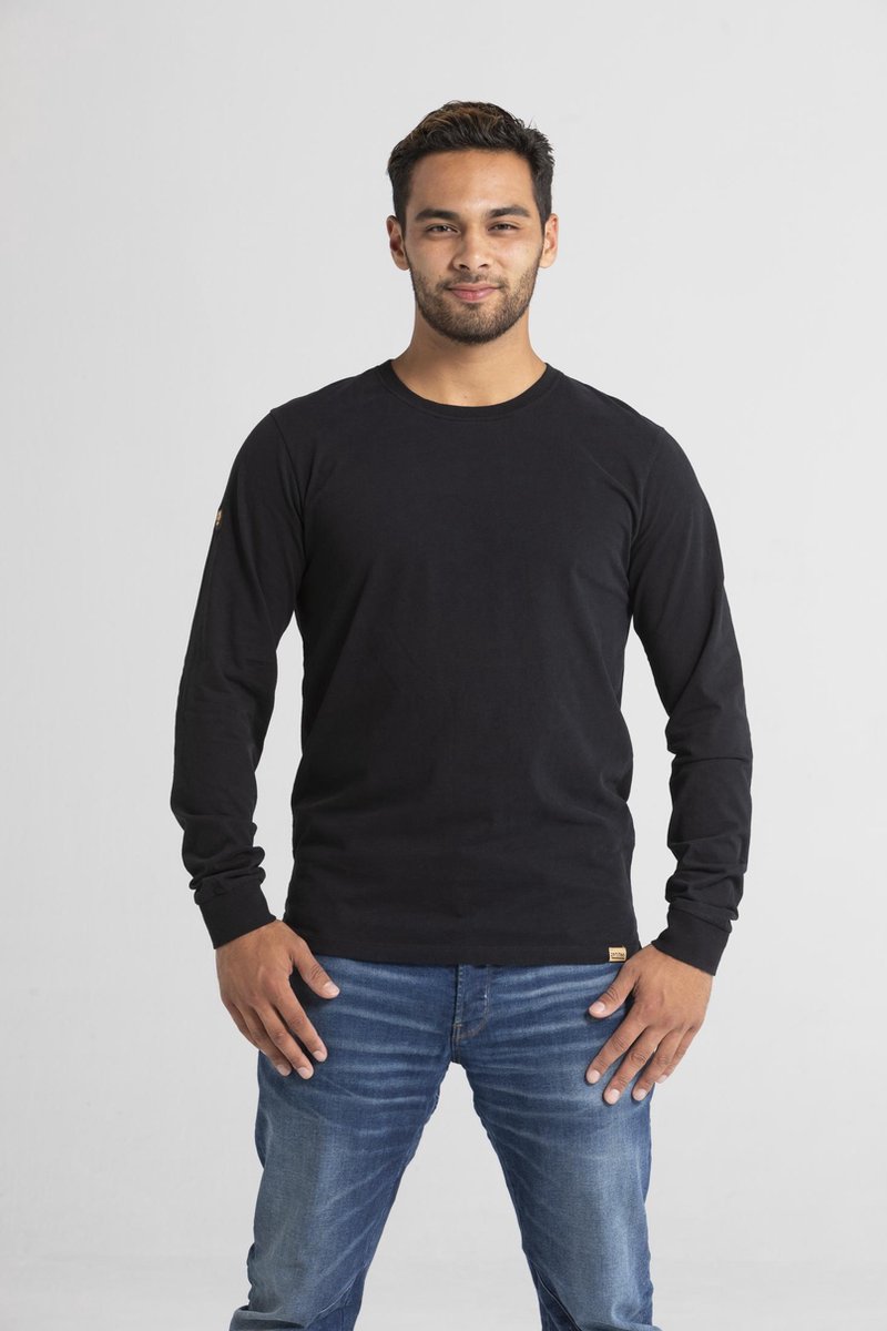 LIGER Long Sleeve black, Limited Edition van 360 stuks maat M - 100% Organic katoen