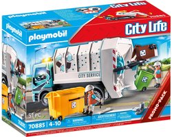 foto van PLAYMOBIL City Life Vuilniswagen met Knipperlicht - 70885