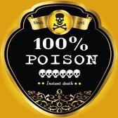 Halloween Flessen etiket poison