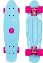 Happy products - Penny board voor meisjes en jongens - skateboard - longboard - blauw - 56 cm - sinterklaas cadeautjes