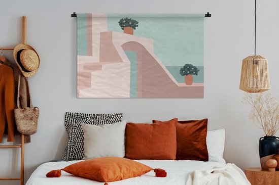 Tapisserie - Été - Plantes - Abstrait - 150x100 cm - Tapisserie