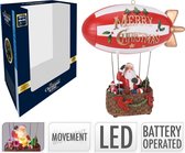 Kerstdorp - Kersthuisje met verlichting - Kermis - Zeppelin - LED - Merry Christmas