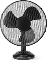 Tafelventilator | 3 snelheden | Netstroom | 45 Watt | Zwart | Allteq