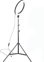 Ringlight Lamp met Statief 70-200 cm / Make Up en Selfie incl bluetooth afstandsbediening