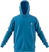 adidas Originals 3-Stripes FZ Sweatshirt Mannen blauw Xs