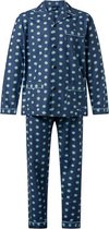 Heren pyjama flanel navy 9424 maat 48