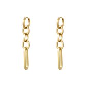 Oorhangers Kate - Stainless steel goudkleurig