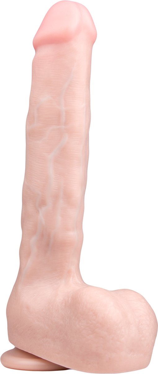 Goedkoopste EasyToys - Realistische Dildo met Zuignap - 29,5 cm - Dildo's - Sex Toys voor Vrouwen en Mannen - Dildo Mannen Anaal - Beige