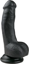 EasyToys - Realistische Dildo met Zuignap - 15 cm - Dildo's - Sex Toys voor Vrouwen en Mannen - Dildo Mannen Anaal - Zwart