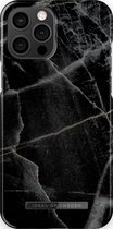 IDeal of Sweden Fashion Case iPhone 12 Pro Max Black Thunder Marble