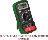 Multimeter DVM630 met LAN tester