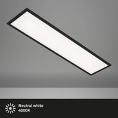 Briloner Verlichting - LED-paneel, LED-plafondlamp, plafondlamp 22 Watt, 2.200 lumen, 4.000 Kelvin, wit-zwart