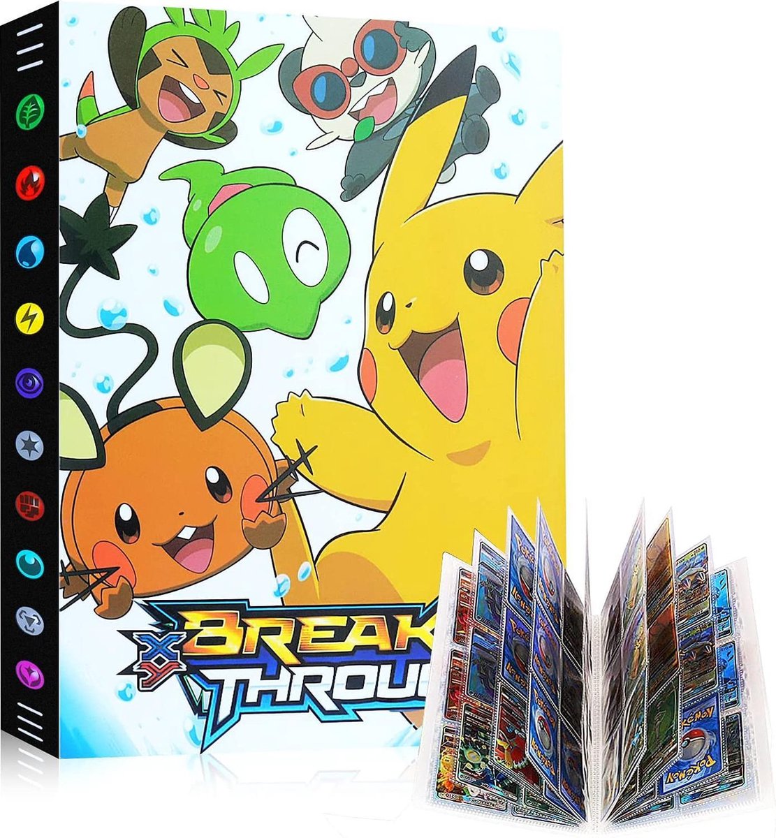 pikachu 432x kaarten - 9 pocket - Map voor Kaarten - Pokemon - A4 -... | bol.com