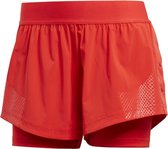 adidas Performance Trein Kort korte broek Vrouwen rood S