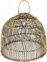 Lampenkap Rotan - L - Grijs -  (D)82 x (H)58 cm