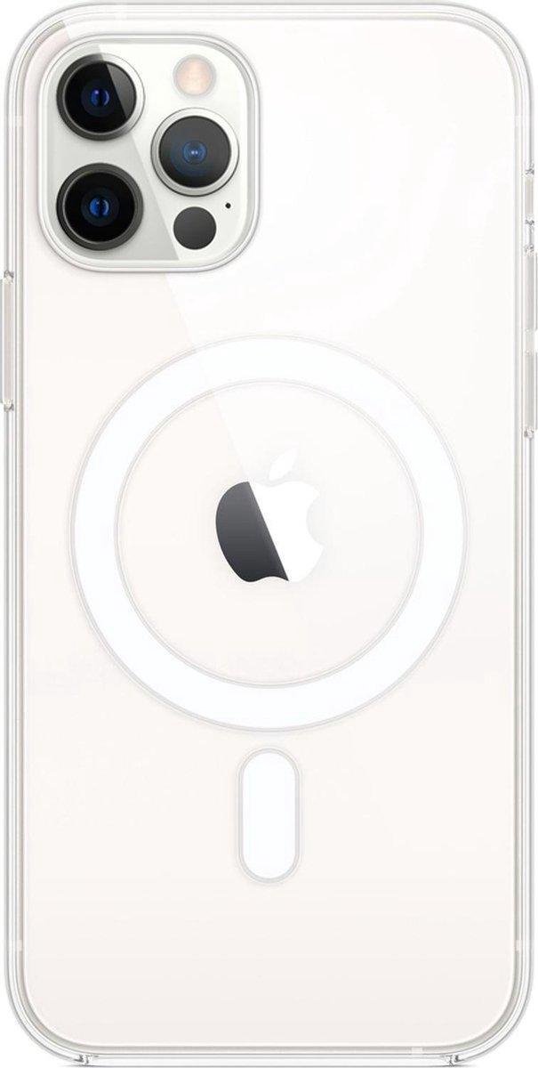 iPhone 12 Pro Magnetisch magnetische ring Hoesje Transparant Siliconen