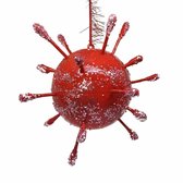 Corona virus (covid-19) kerstbal - Rood