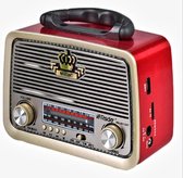 Retro Design Radio. -Bluetooth speaker- USB SD-TF ingang- Vintage