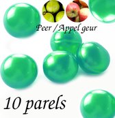 Badparels - 10 parels -Ronde badparels - Badparels voor in bad - badzout - candy cane rood heerlijke badparels met Sinas geur