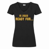 Nieuwjaar shirt voor dames is 2023 ready for me-Oud en Nieuw t-shirt-Maat L