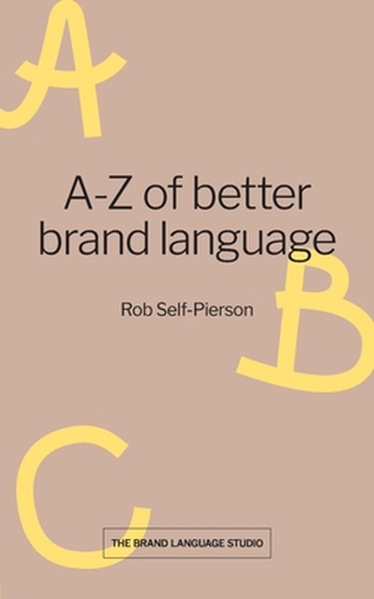 A-Z of better brand language - cover