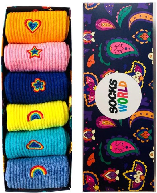 SocksWorld-Sokken Kleurrijk Gift Box