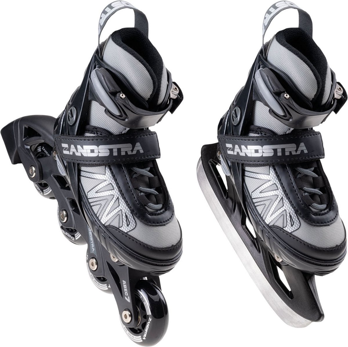 Zandstra 2-in-1 Schaats/Skate Combo Junior (verstelbaar)