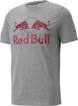 Red Bull Racing Double Bull T-shirt Grijs / Rood 2021 - Size : XS - Max Verstappen