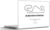 Laptop sticker - 11.6 inch - Formule 1 - Circuit - Barcelona