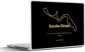 Laptop sticker - 12.3 inch - Suzuka - Formule 1 - Circuit