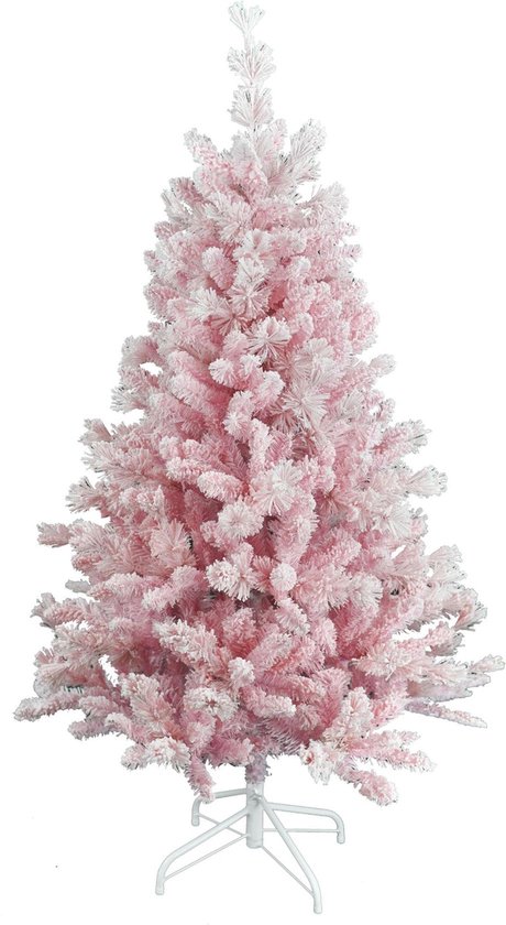 Teddy Pink kunstkerstboom - 150 cm - roze - Ø 86 cm