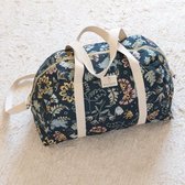 Milinane - Sac à langer Fleurs - sac à langer - fleurs - bébé - en déplacement - léger - pratique - lavable - cadeau maternité - baby shower
