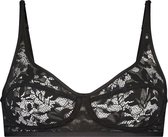 Hunkemöller x NA-KD Elle lace bralette Vrouwen Beha - Zwart - Maat  2XS