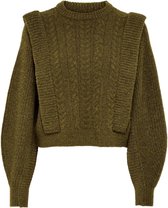 Only Trui Onlmacadamia L/s Pullover Knt 15241476 Dark Olive Dames Maat - M