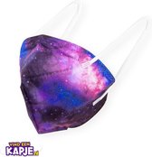 Mondkapje 2 stuks Space / Ruimte mondmaskers