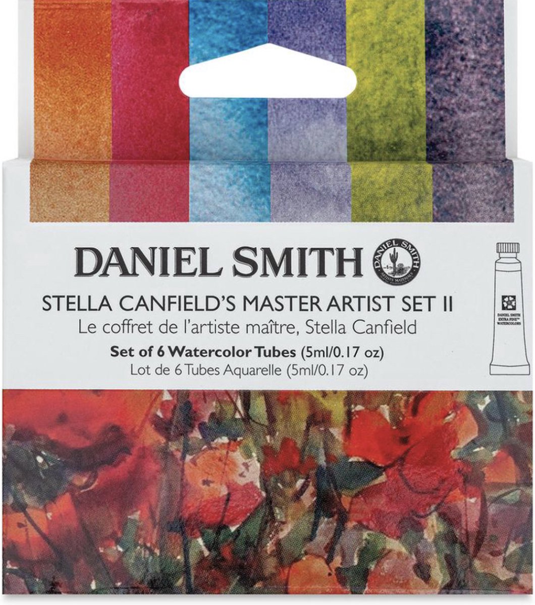 Daniel Smith Aquarelverf - Professionele Aquarel Verf - Watercolour 5ml Stella Canfield's Master Set 2 with 6 Tubes