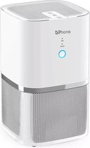 DrPhone Air01 - Purificateur d'air avec filtre HEPA - 3 en 1 - Purificateur d' Air - Neutralise les virus et les odeurs - Fumée - Pollen - Animaux - Contrôle tactile