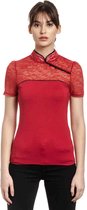 Vive Maria Top -L- Asia Night Rood