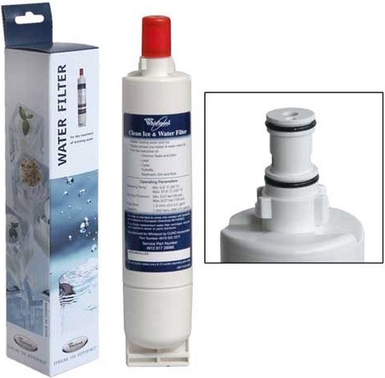 Filtri Acqua E Ghiaccio Per Frigorifero Whirlpool: Confezione Da 2 Sostituti SBS002
