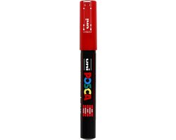 Krijtstift – Fineliner – Universele Marker – 15 Rood – Uni Posca Marker – PC-1M – 0,7mm – 1 stuk