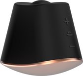 Elegance Dazzling Oplaadbare Roterende en Vibrerende Clitoris Stimulator -  Zwart