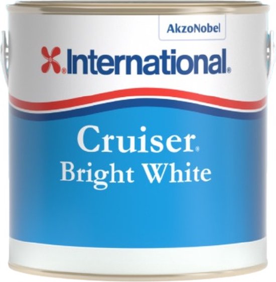 Foto: International cruiser bright white 2500 ml antifouling boot verf wit 2 5 l